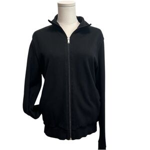 Gucci Black Women's Zip-Up Sweatshirt